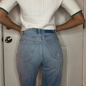 Abercrombie & Fitch 90’s Straight Ultra High Rise Curve Love Jeans